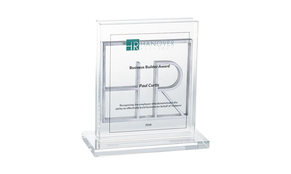 Custom Award with Cut-Out Logo